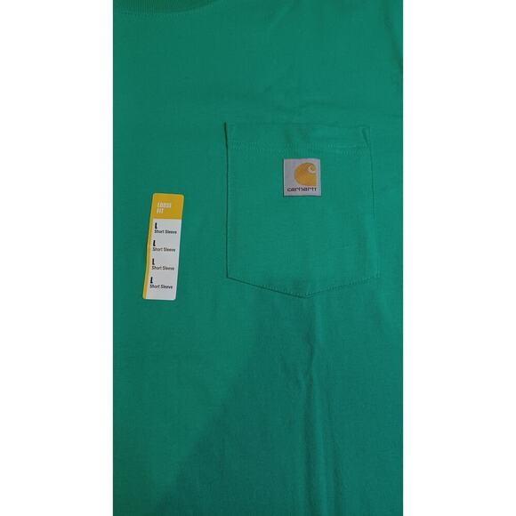 Carhartt Loose Fit Heavyweight Short Sleeve Pocket Shirt sz:LARGE NEW WITH TAGS - Picture 4 of 4